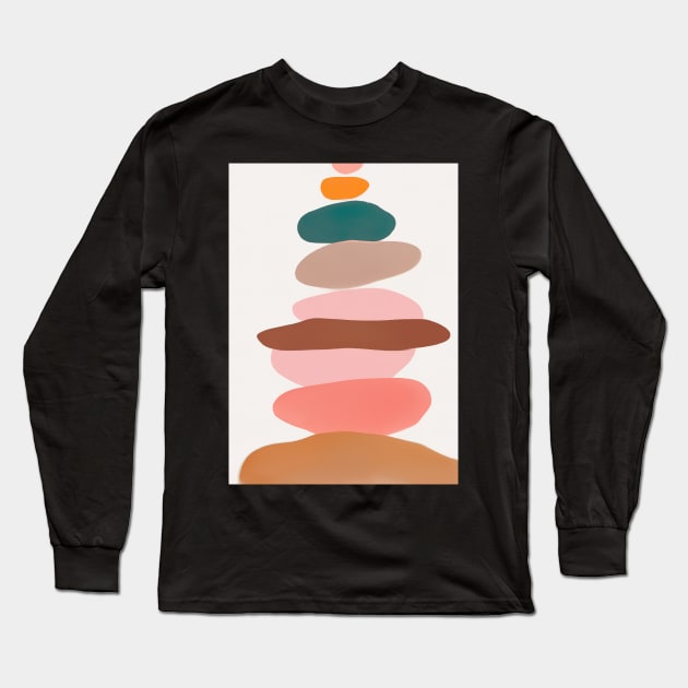 Balancing Stones Long Sleeve T-Shirt by maxcode